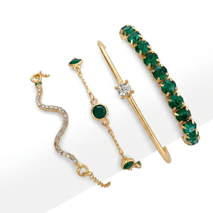 Sorina Feldwyn Set de Pulseras | Oro Blanco