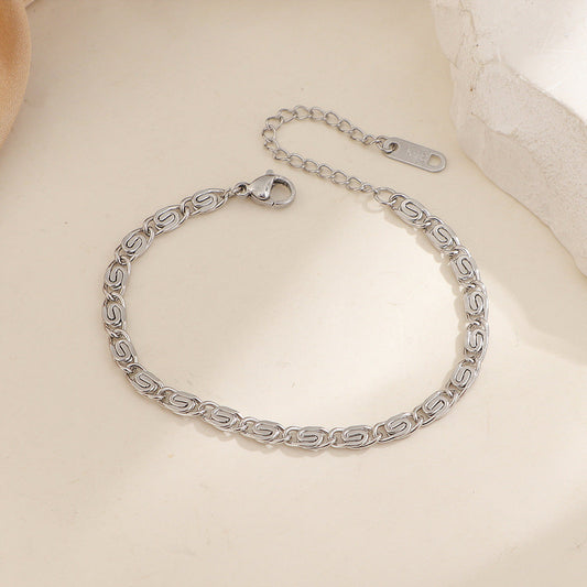 Pulsera de Cadena Trenzada Nusa | Oro