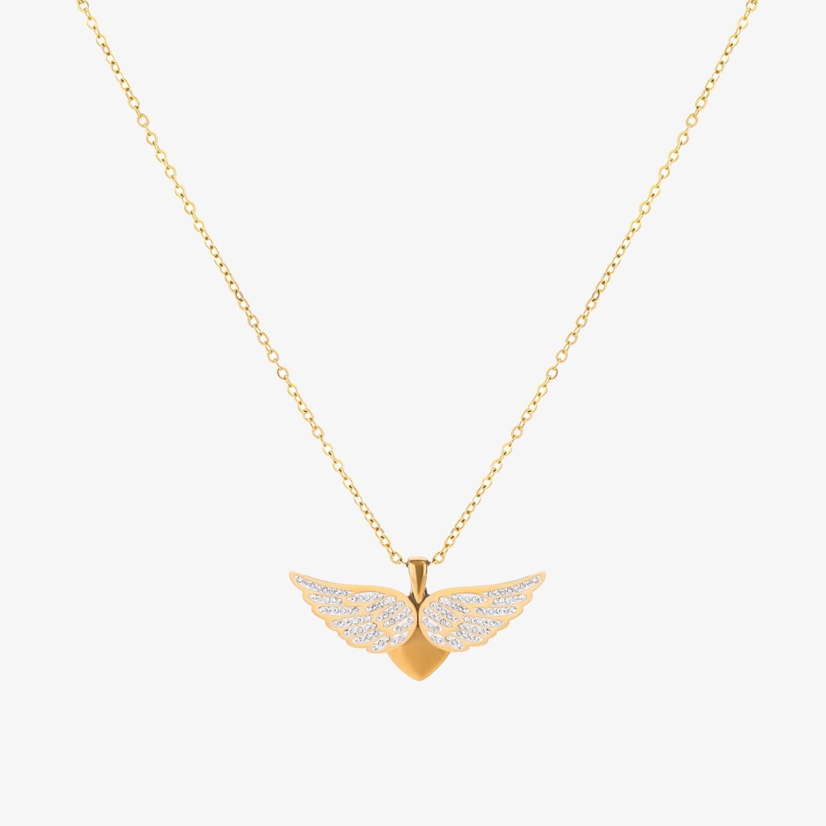 Collar de Alas de Ángel al Vuelo | Oro