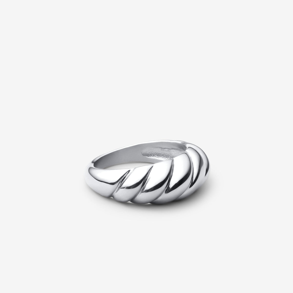 Croissant Anillo | Oro Blanco